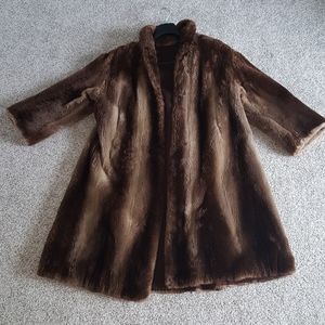 Richard Rich Beaver fur coat
